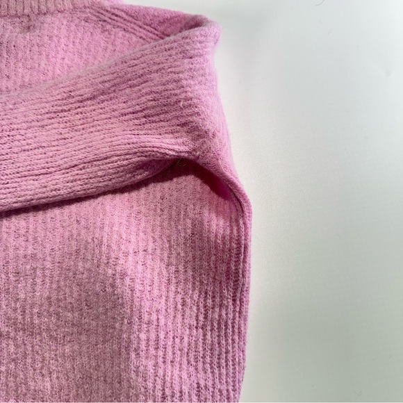 Everlane alpaca mock neck cozy ribbed sweater XS pink - Picture 8 of 11